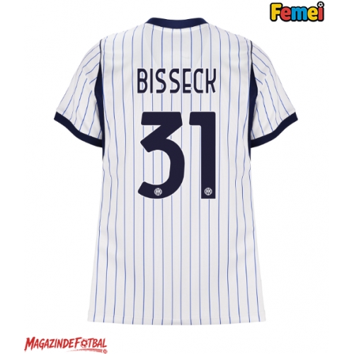 Inter Milan Yann Bisseck #31 Tricou Fotbal Replică 2026-27 Femei Deplasare Inter Milan Yann Bisseck #31 Tricou Fotbal Replică 2026-27 Femei Deplasare